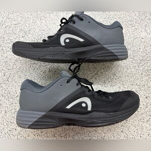 HEAD Revolt Evo 2.0 Tennis Shoes 11 Black Grey Wide Pickleball Comfort Court